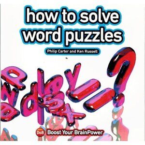 HOW TO SOLVE WORD PUZZLES Russell, Ken & Philip Carter 2005 Softcover